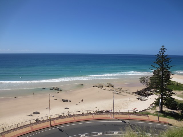 Kirra Point Beach in March 2015
