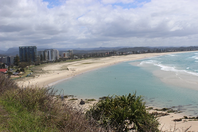 Kirra beach (facing Miles Street) during September 2014
