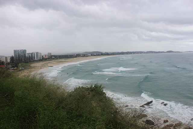 Kirra Beach (facing Miles St) in January 2015