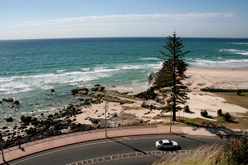 Kirra Point after Autumn 2009 storms