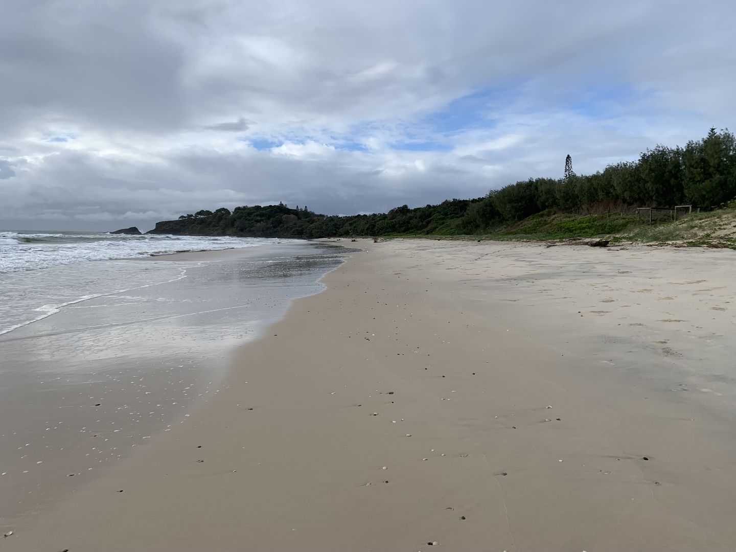 Fingal Beach looking south 16 April 2025