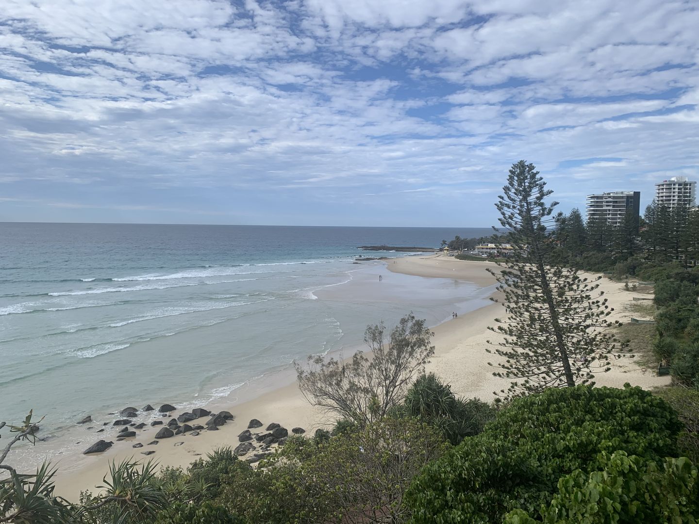 Rainbow Bay looking south 16 July 2025