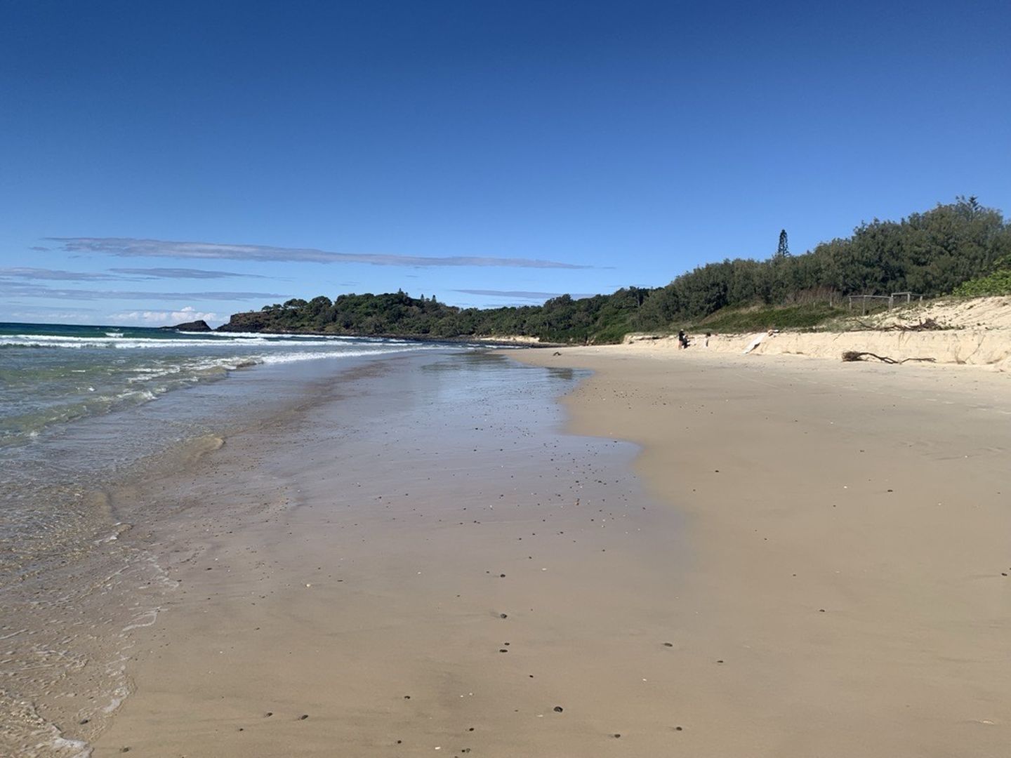 Fingal Beach looking south 10 June 2025