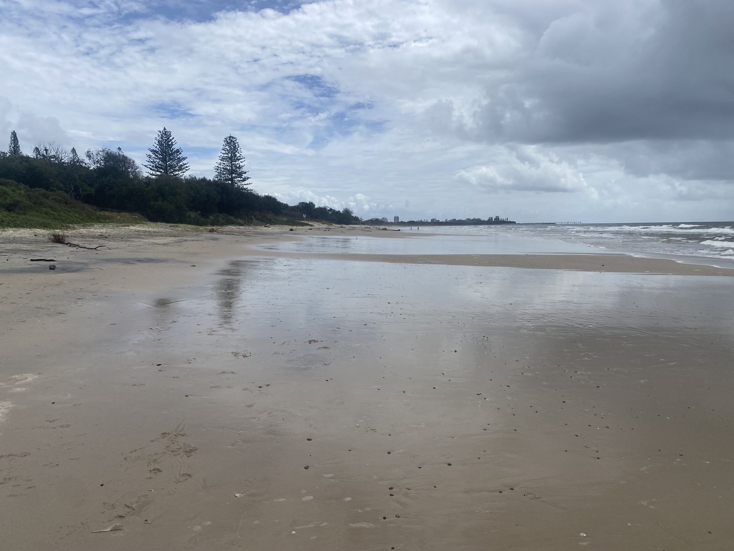 Fingal Beach looking north March 2025