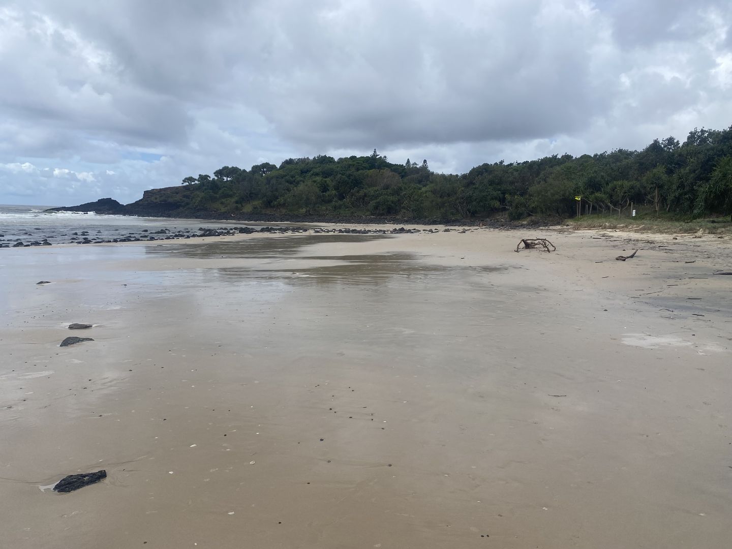 Fingal Beach looking south March 2025