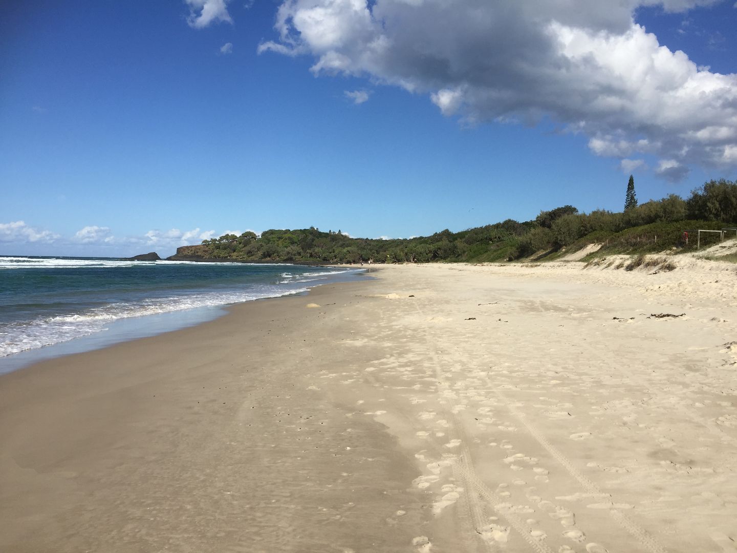 Fingal Beach looking south August 2022