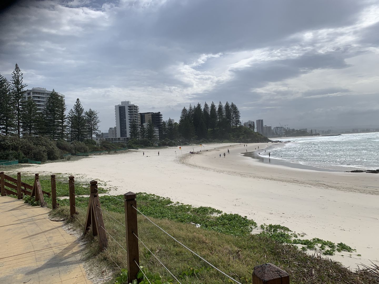 Rainbow Bay Beach looking north 12 December 2022