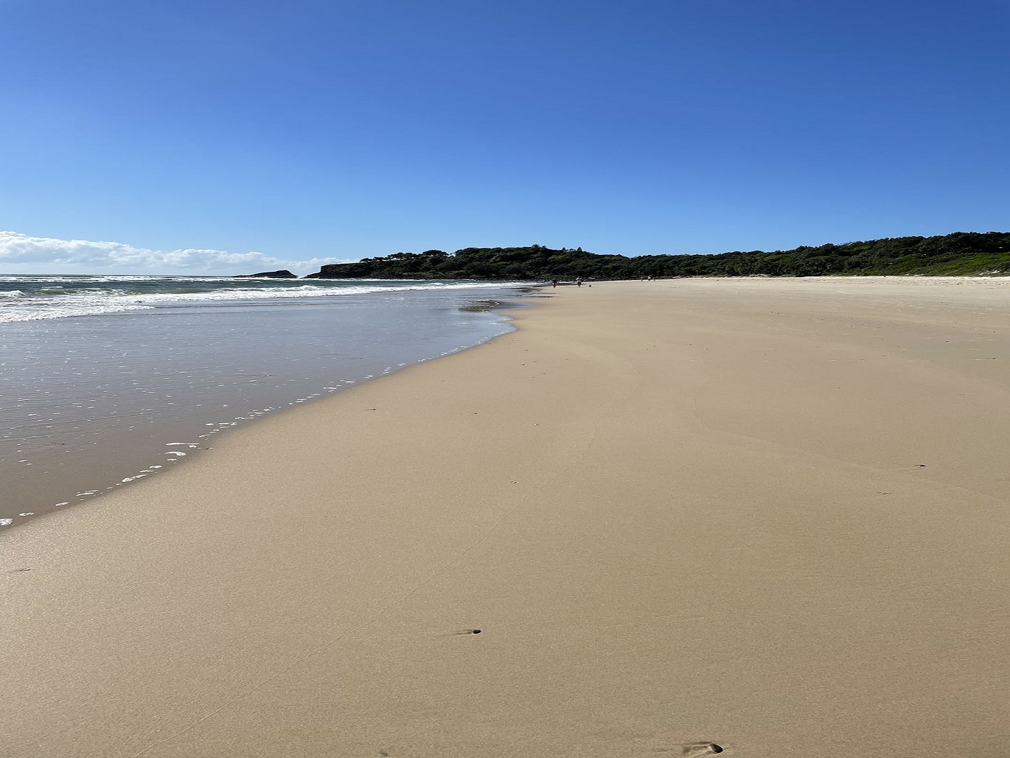 Fingal Beach looking south February 2022