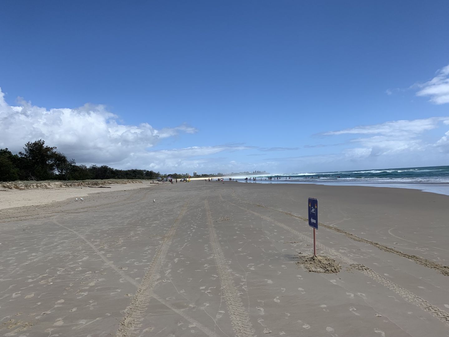 Fingal Beach looking north 12 January 2022