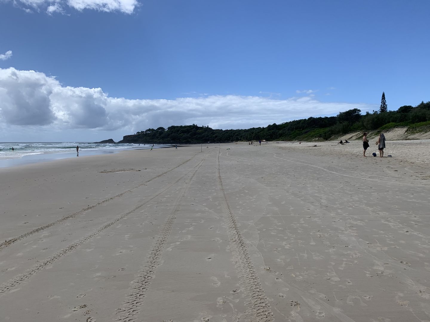 Fingal Beach looking south 12 January 2022