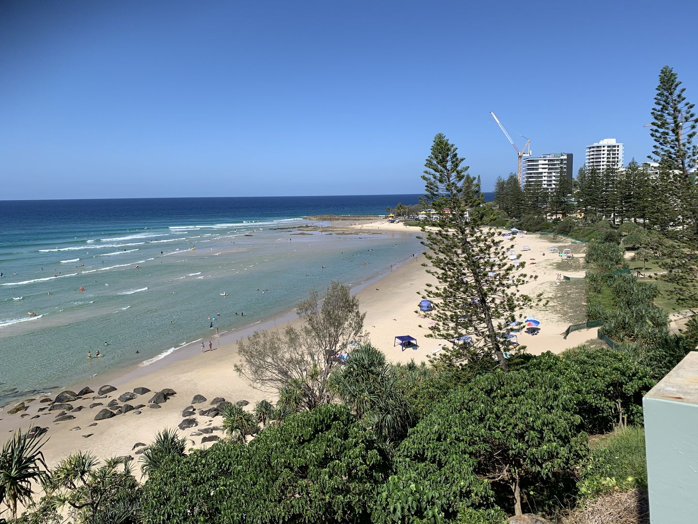 Rainbow Bay Beach looking south 09 January 2023