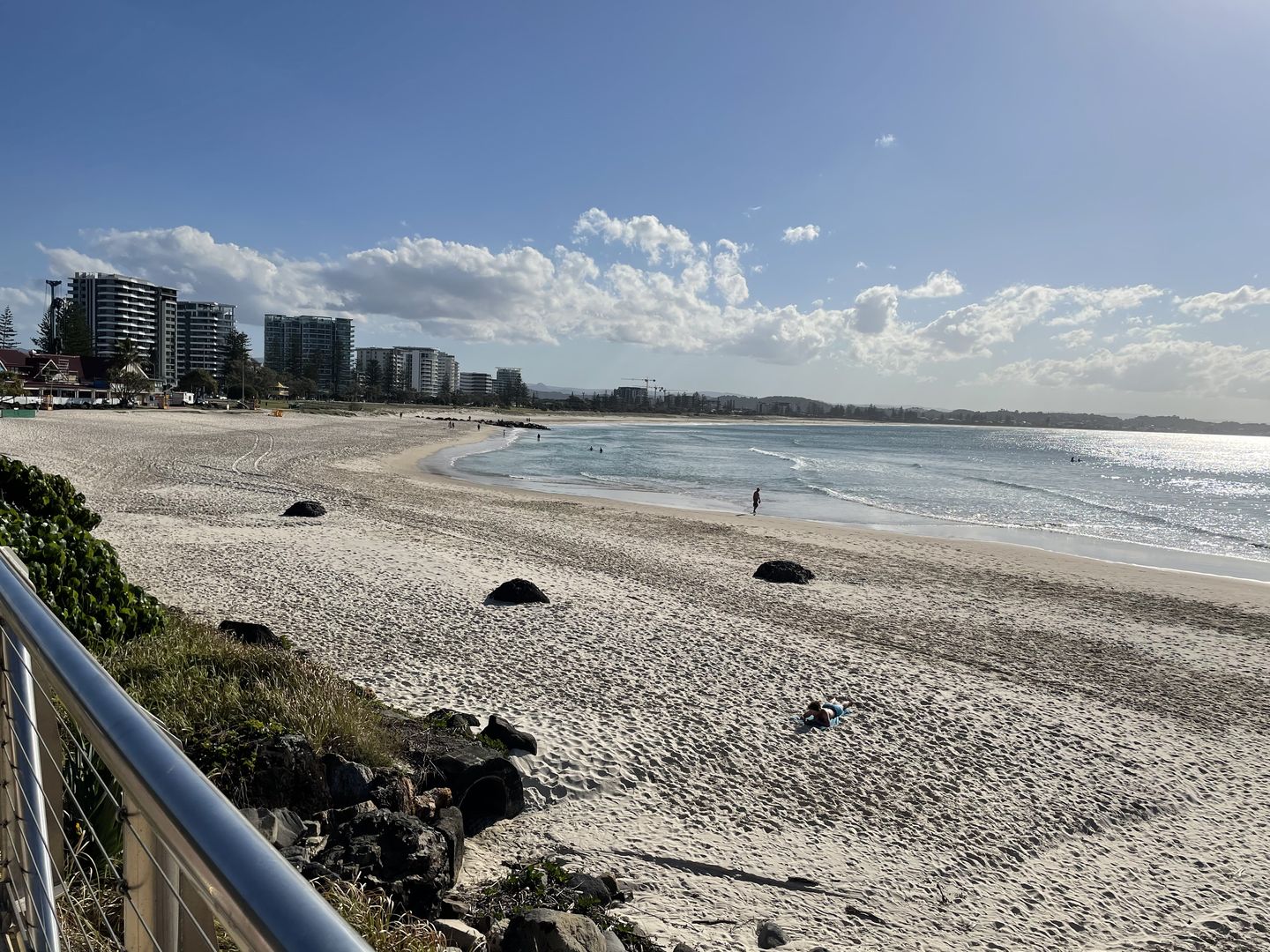 Miles Street beach August 2021