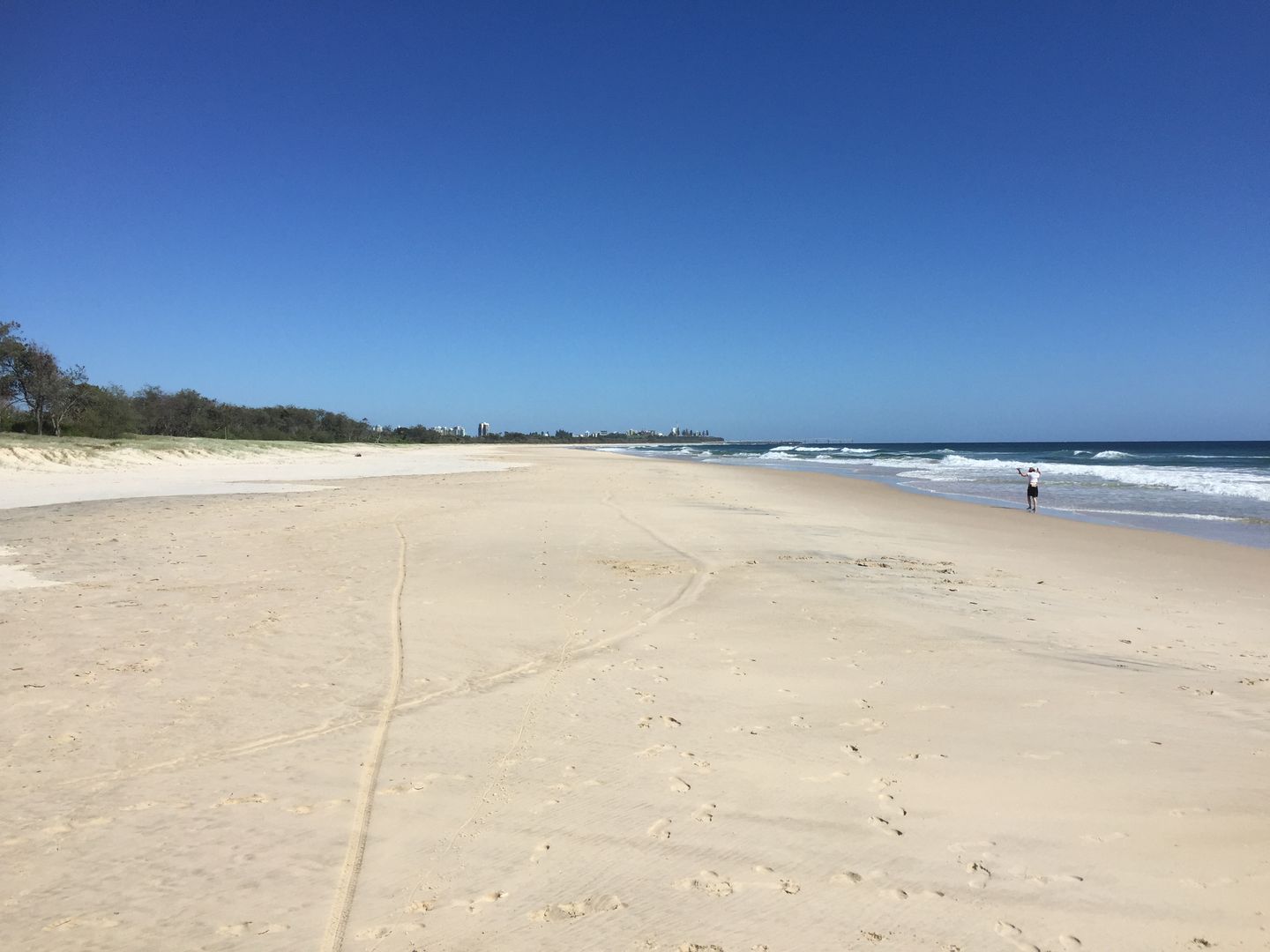 Fingal Beach looking north December 2021