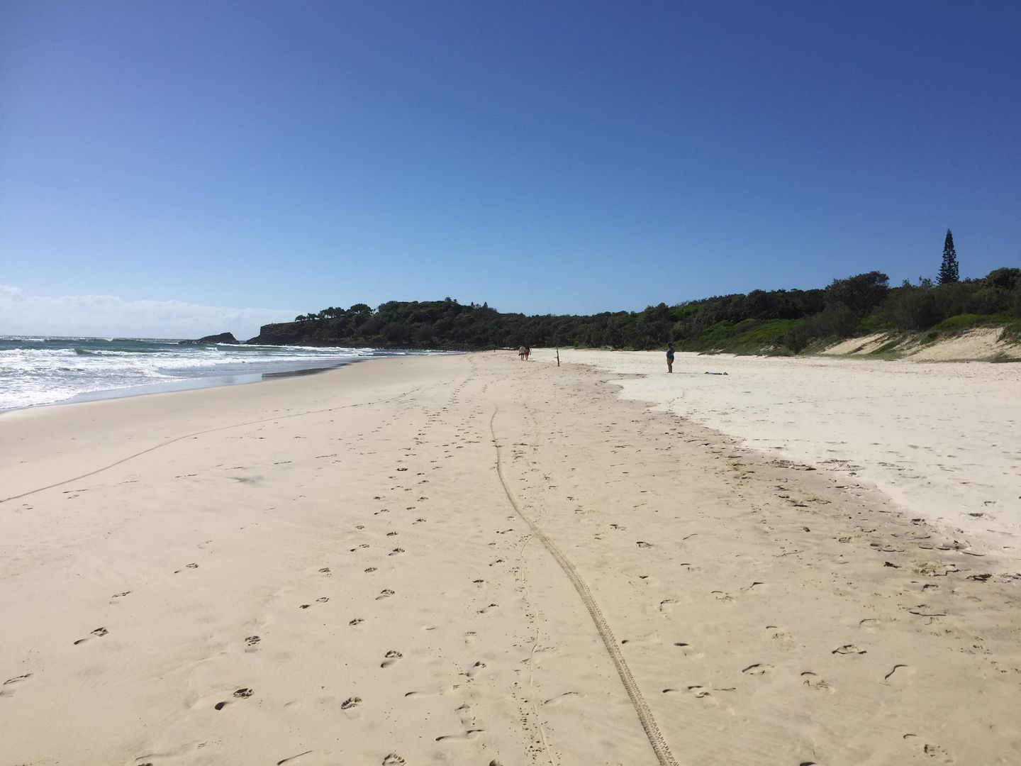 Fingal Beach looking south December 2021