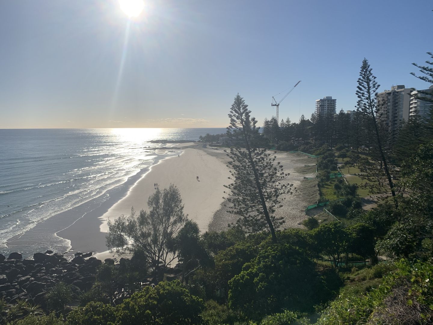 Rainbow Bay Beach 20 July 2021