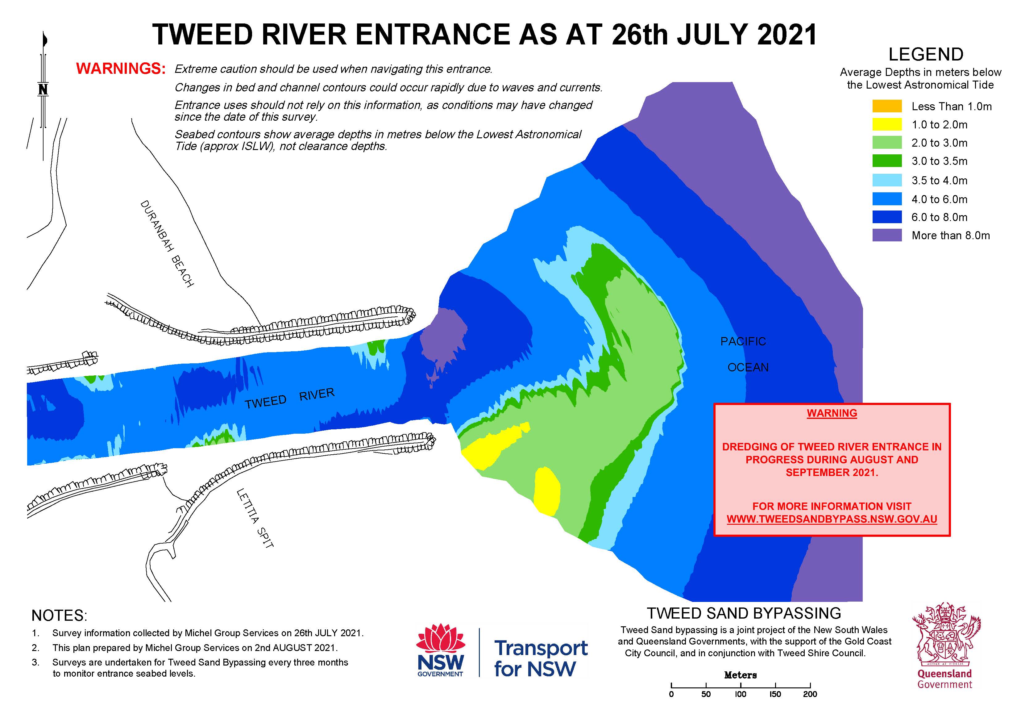 Tweed River Entrance August 2020